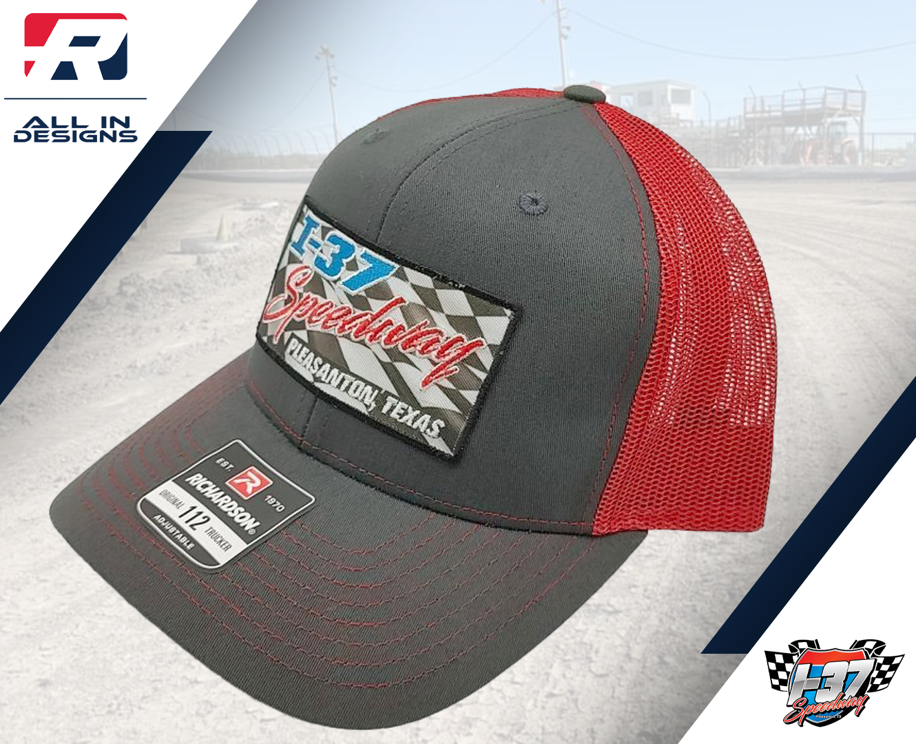 I-37 Speedway Stitch Patch Trucker Hat