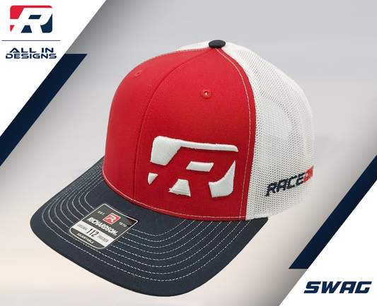 RaceON - Tri-Color Richardson 112 Trucker Hat