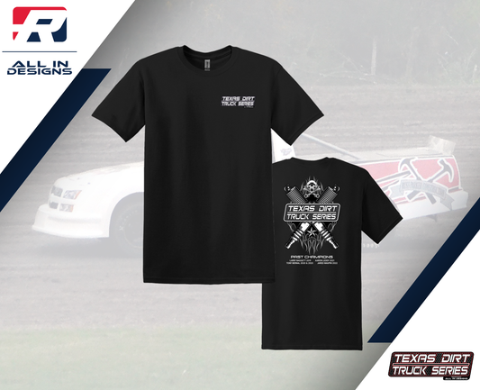Texas Dirt Truck Series - 2024 Past Champions Black T-shirt
